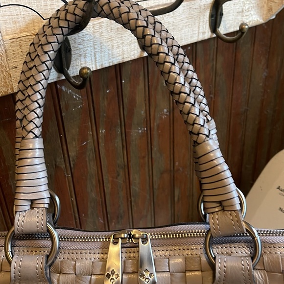 Patricia Nash woven leather satchel - Picture 5 of 14